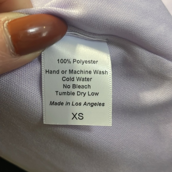 Lucy in The Sky • floral jacquard one shoulder asymmetrical mini dress sz XS - Picture 10 of 11